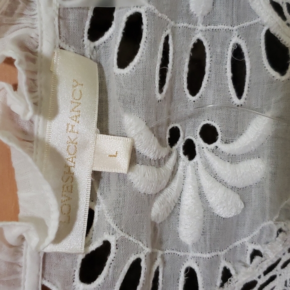 TODAY⚡️NWT LOVESHACKFANCY ISADORA DRESS SZ L - Picture 3 of 10